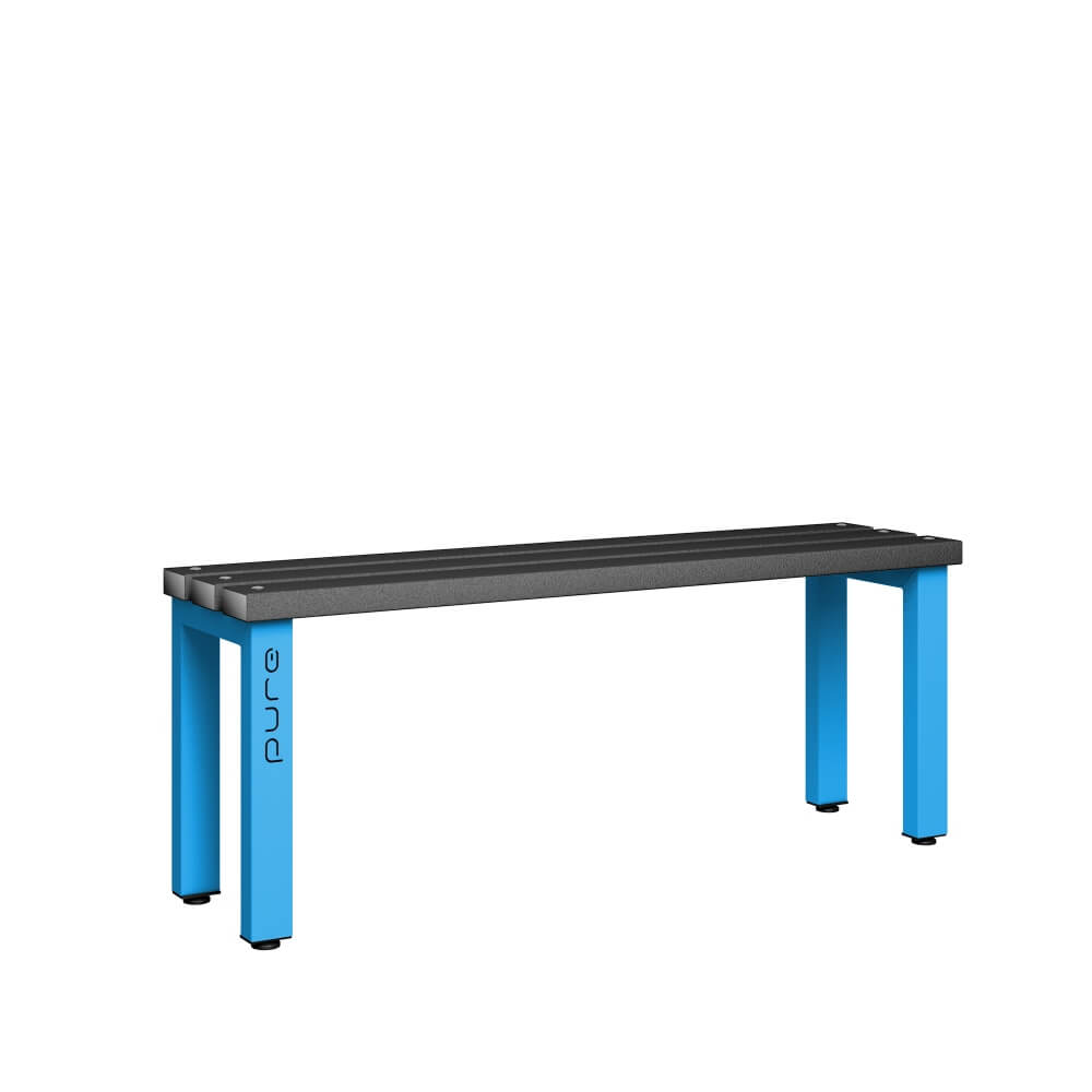 Single Sided Bench 1200mm with Polymer Slats