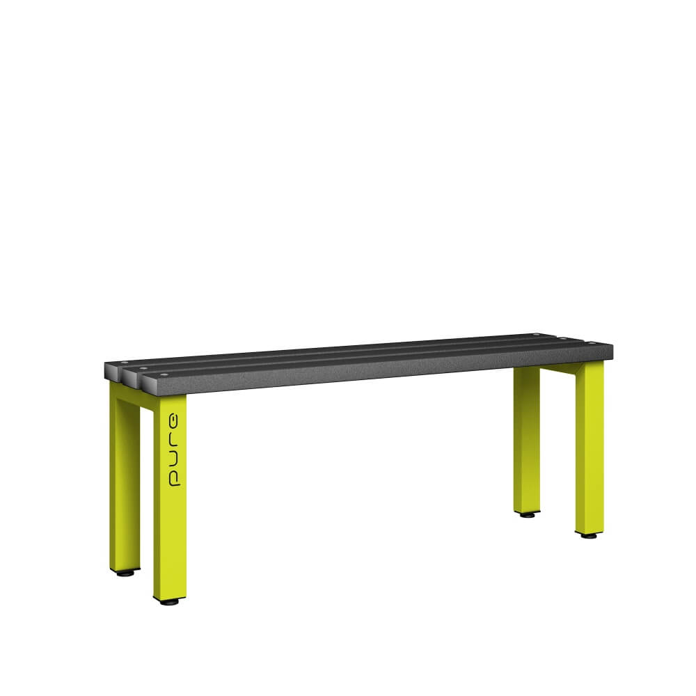 Single Sided Bench 1200mm with Polymer Slats