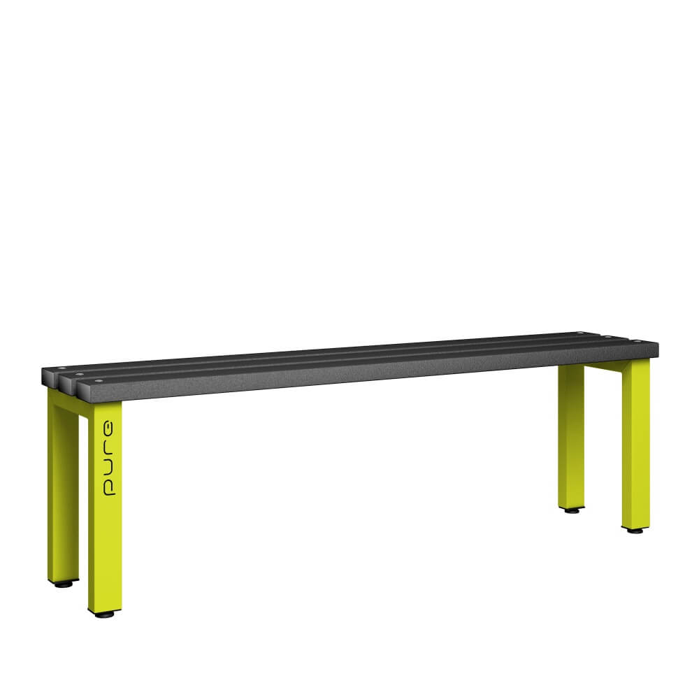 Single Sided Bench 1500mm with Polymer Slats