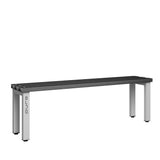 Single Sided Bench 1500mm with Polymer Slats