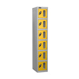 Six Compartment Anti Theft Locker With Vision Strip  - Nest Of 1