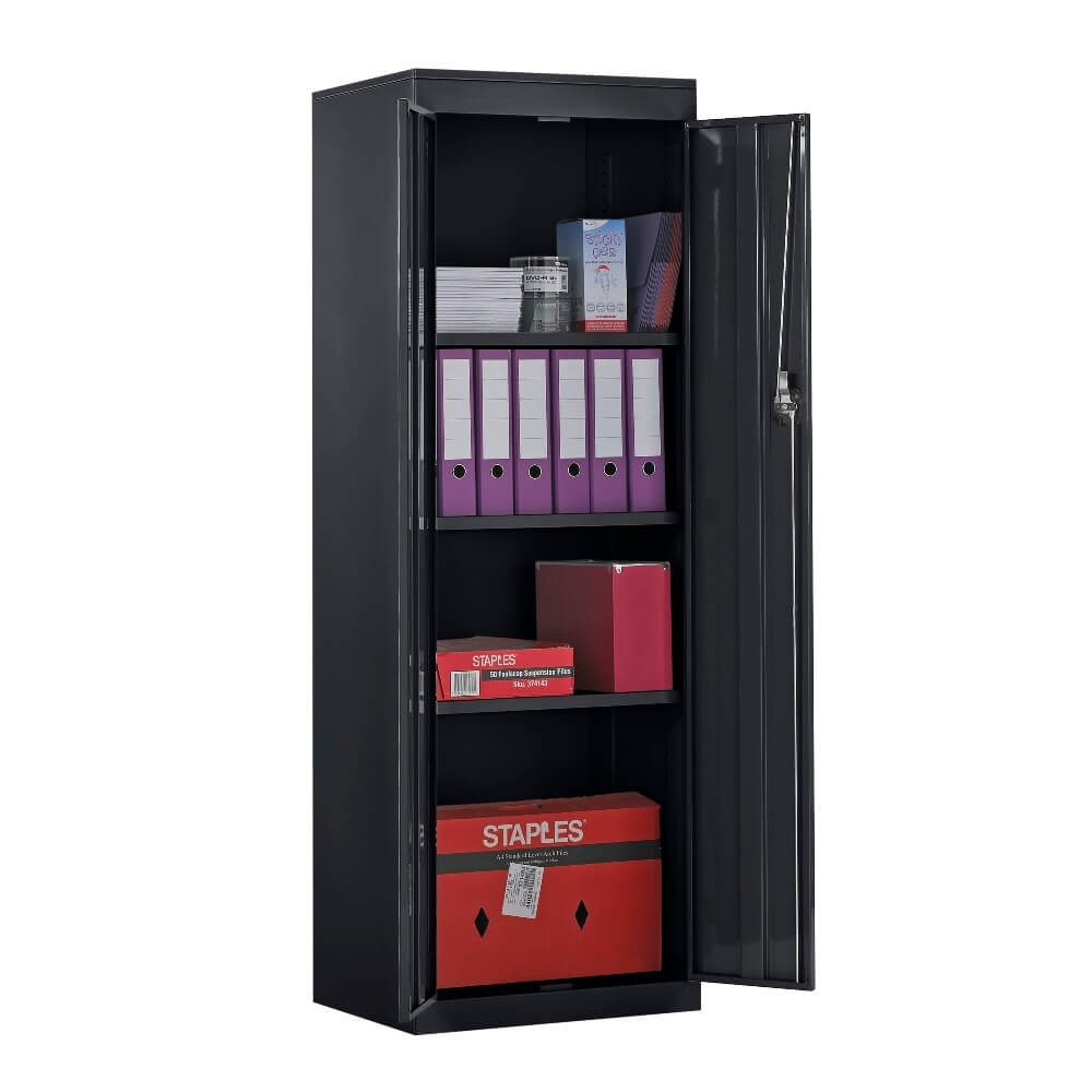 Slimline Cupboard with Black Body