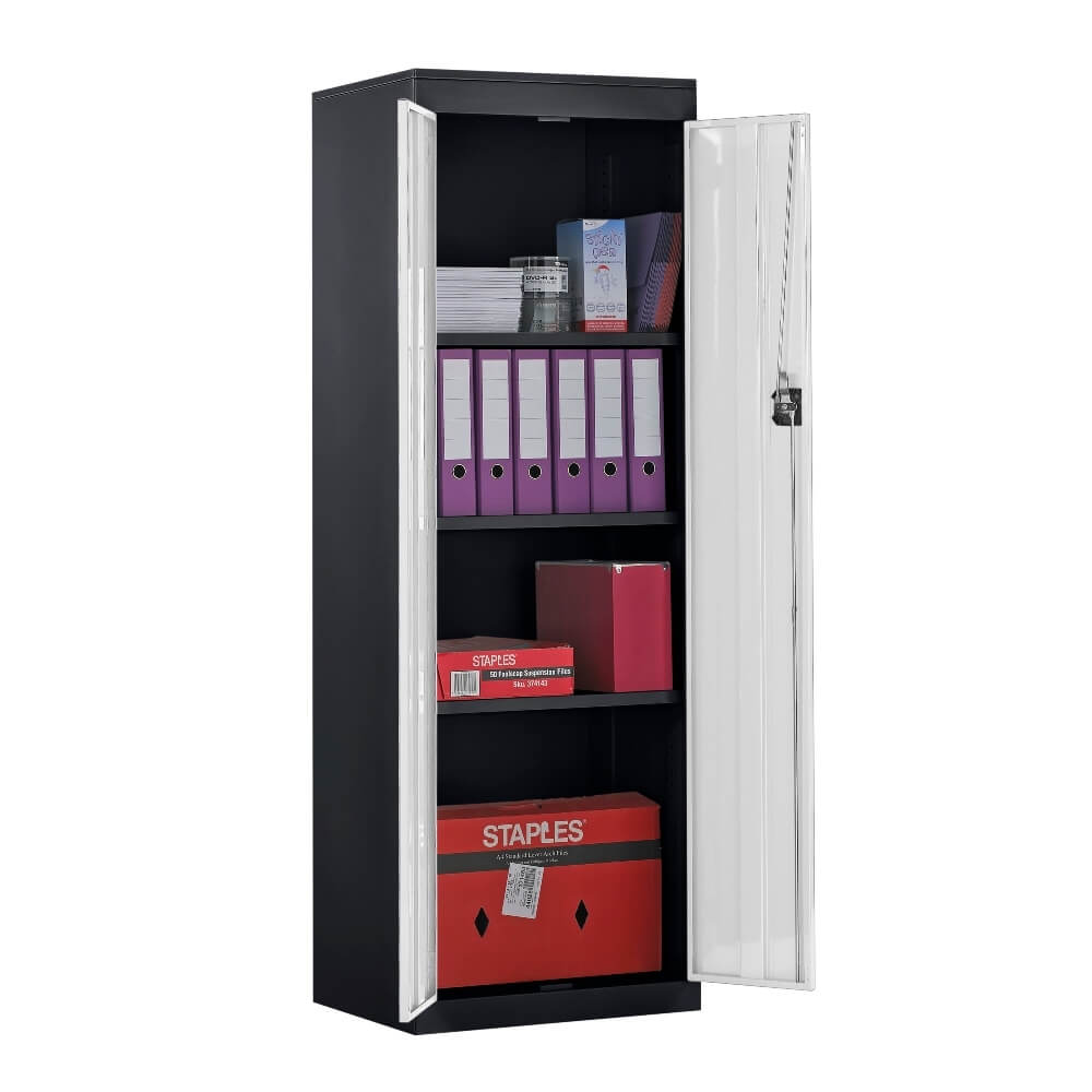 Slimline Cupboard with Black Body
