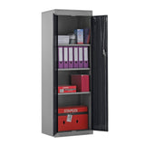 Slimline Cupboard with Silver Body