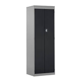 Slimline Cupboard with Silver Body