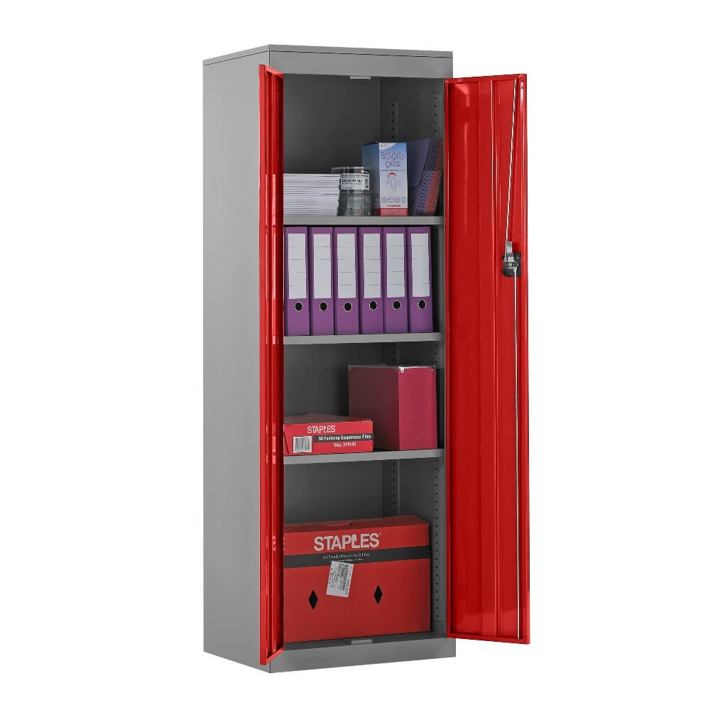Slimline Cupboard with Silver Body