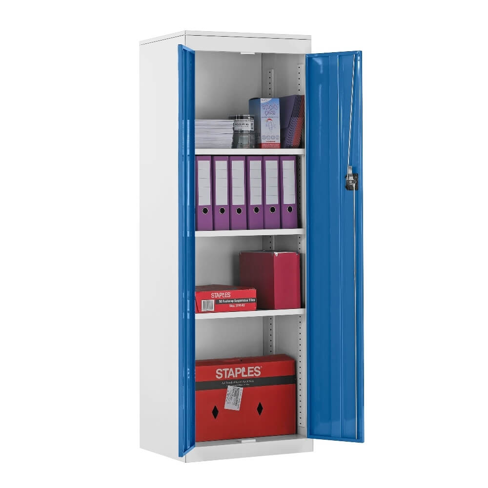 Slimline Cupboard with White Body