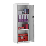 Slimline Cupboard with White Body