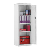 Slimline Cupboard with White Body
