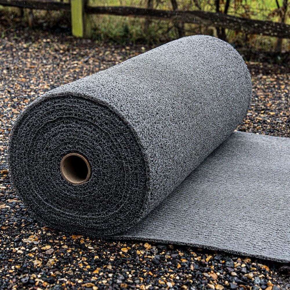 Spaghetti Site Mat PVC - Grey