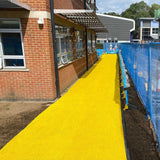 Spaghetti Site Mat PVC - Yellow