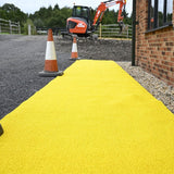 Spaghetti Site Mat PVC - Yellow