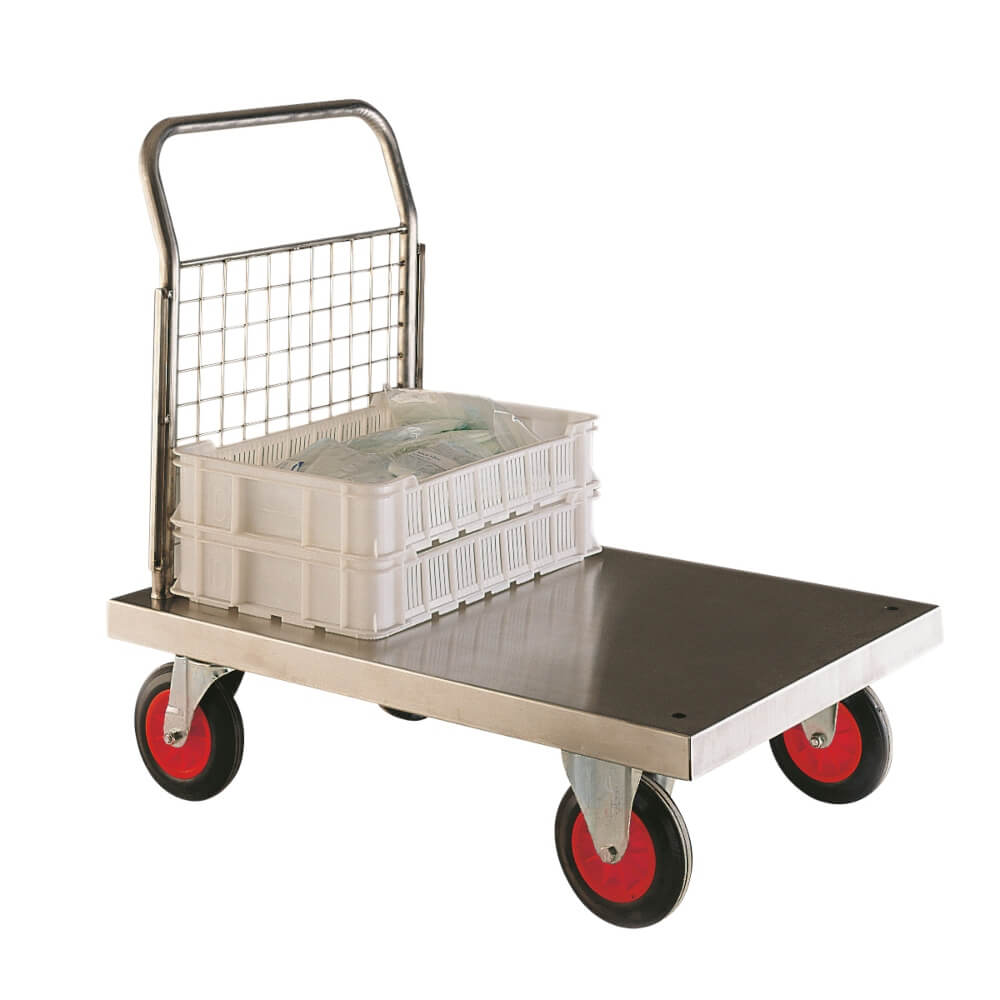 Stainless Steel Platform Truck with 1 Side