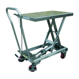 Stainless-Steel Mobile Scissor Lift Tables