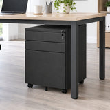 Steel 3 Drawer Wide Mobile Pedestal