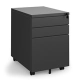Steel 3 Drawer Wide Mobile Pedestal