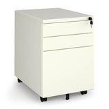 Steel 3 Drawer Wide Mobile Pedestal