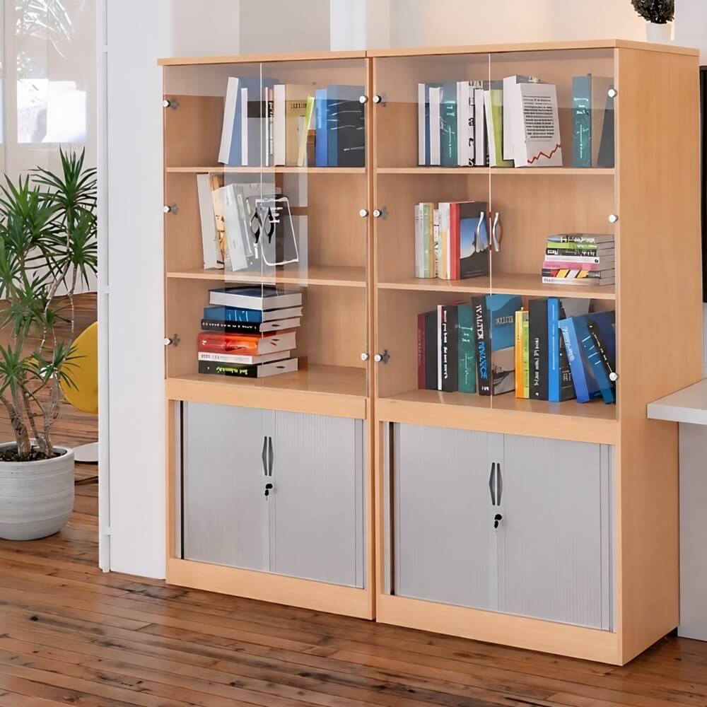 Systems Combi Unit with Glass Upper Doors