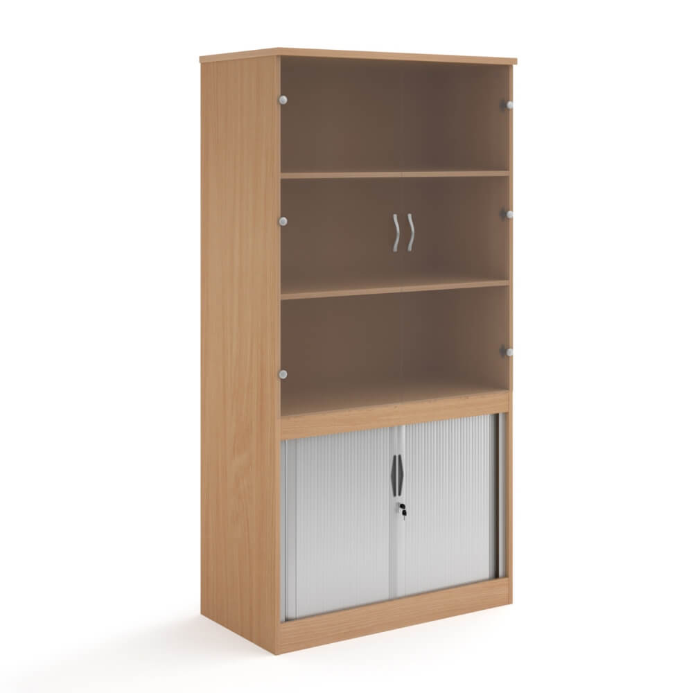Systems Combi Unit with Glass Upper Doors