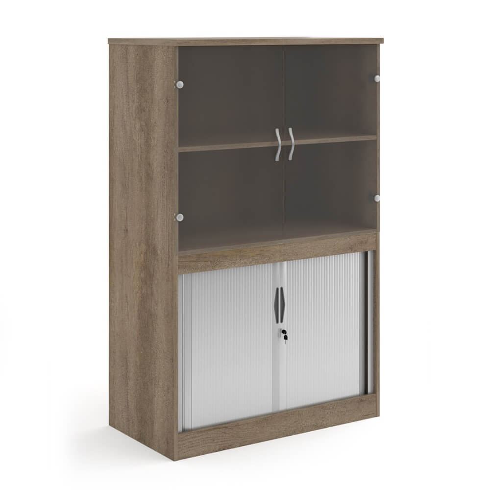Systems Combi Unit with Glass Upper Doors