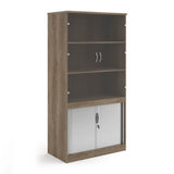 Systems Combi Unit with Glass Upper Doors