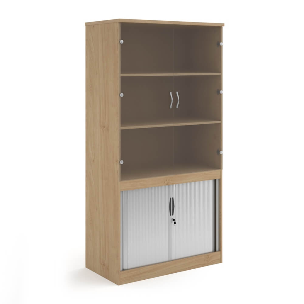 Systems Combi Unit with Glass Upper Doors