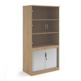 Systems Combi Unit with Glass Upper Doors