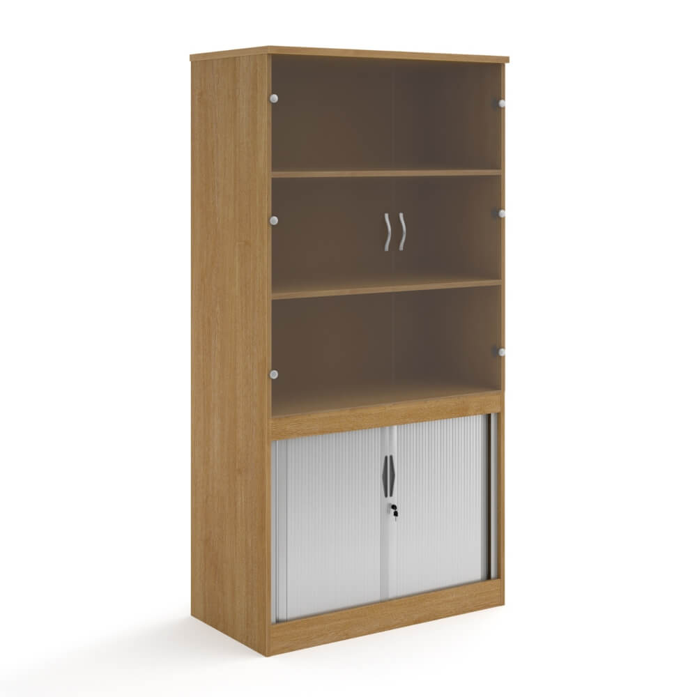 Systems Combi Unit with Glass Upper Doors