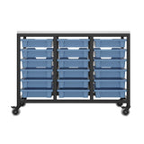 Small Tray Mobile Storage - 18 Trays