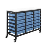 Small Tray Mobile Storage - 18 Trays