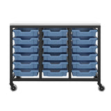 Small Tray Mobile Storage - 18 Trays