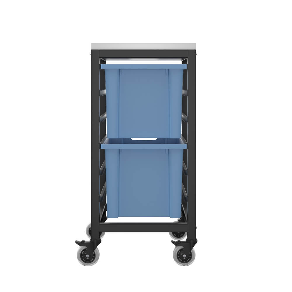 Large Tray Mobile Storage - 2 Trays