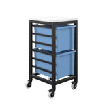 Large Tray Mobile Storage - 2 Trays