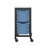 Large Tray Mobile Storage - 2 Trays