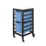 Large Tray Mobile Storage - 2 Trays