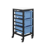 Medium Tray Mobile Storage - 3 Trays