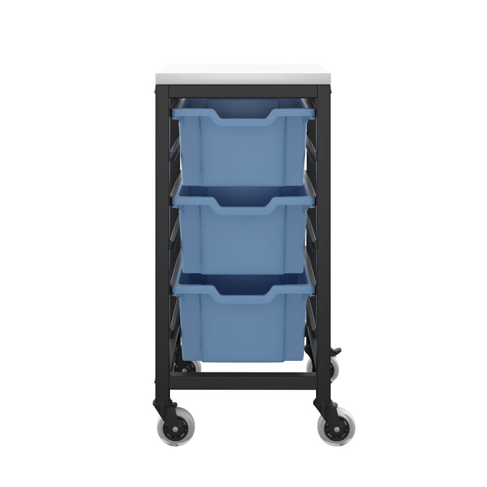 Medium Tray Mobile Storage - 3 Trays