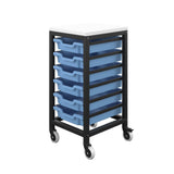 Small Tray Mobile Storage - 6 Trays