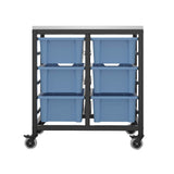 Medium Tray Mobile Storage - 6 Trays