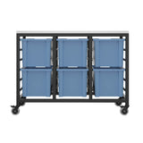 Large Tray Mobile Storage - 6 Trays