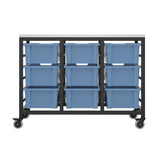 Medium Tray Mobile Storage - 9 Trays