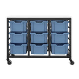 Medium Tray Mobile Storage - 9 Trays