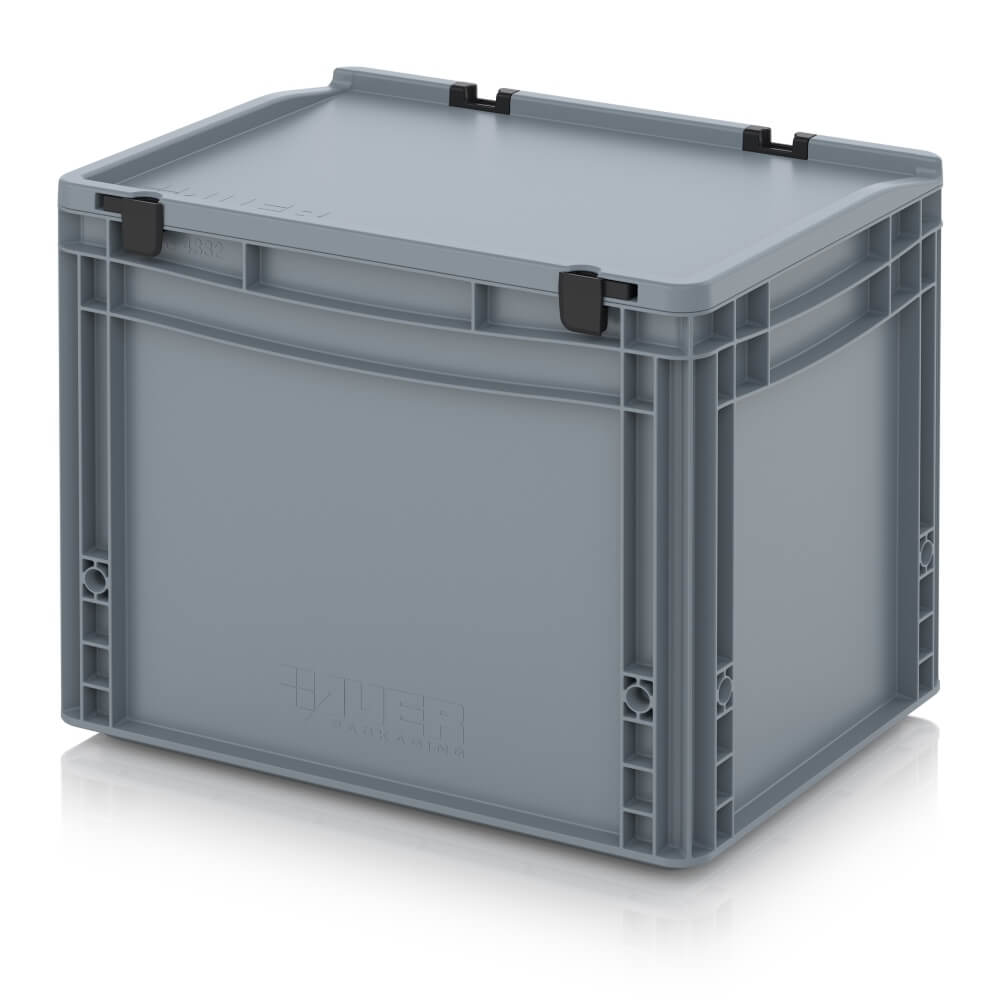 Euro Stacking Container with Lid 30 Litre