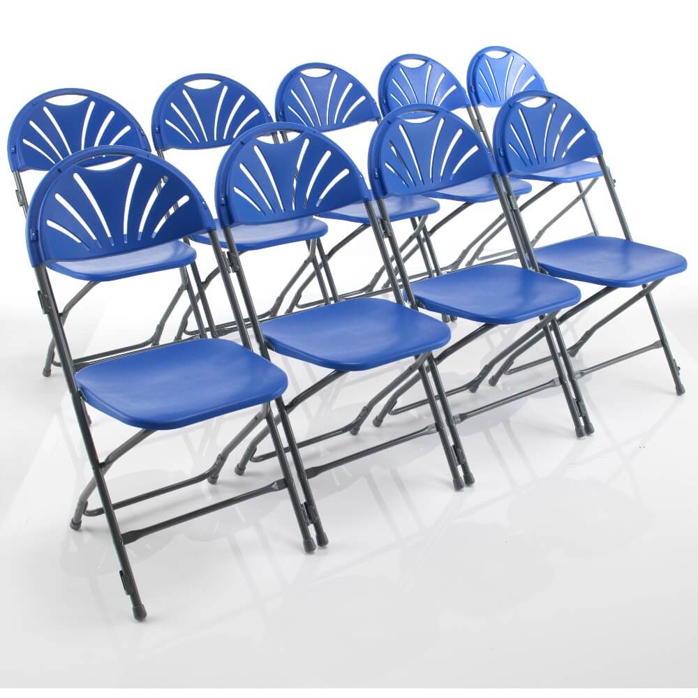 Fan Back Folding Chair