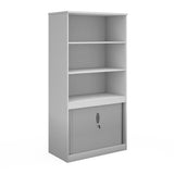 Systems Combi Unit with Tambour and Open Top 2 Shelves