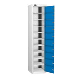 Ten Compartment Laptop Charging Locker with Ten Door Access