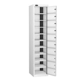 Ten Compartment Laptop Charging Locker with Ten Door Access