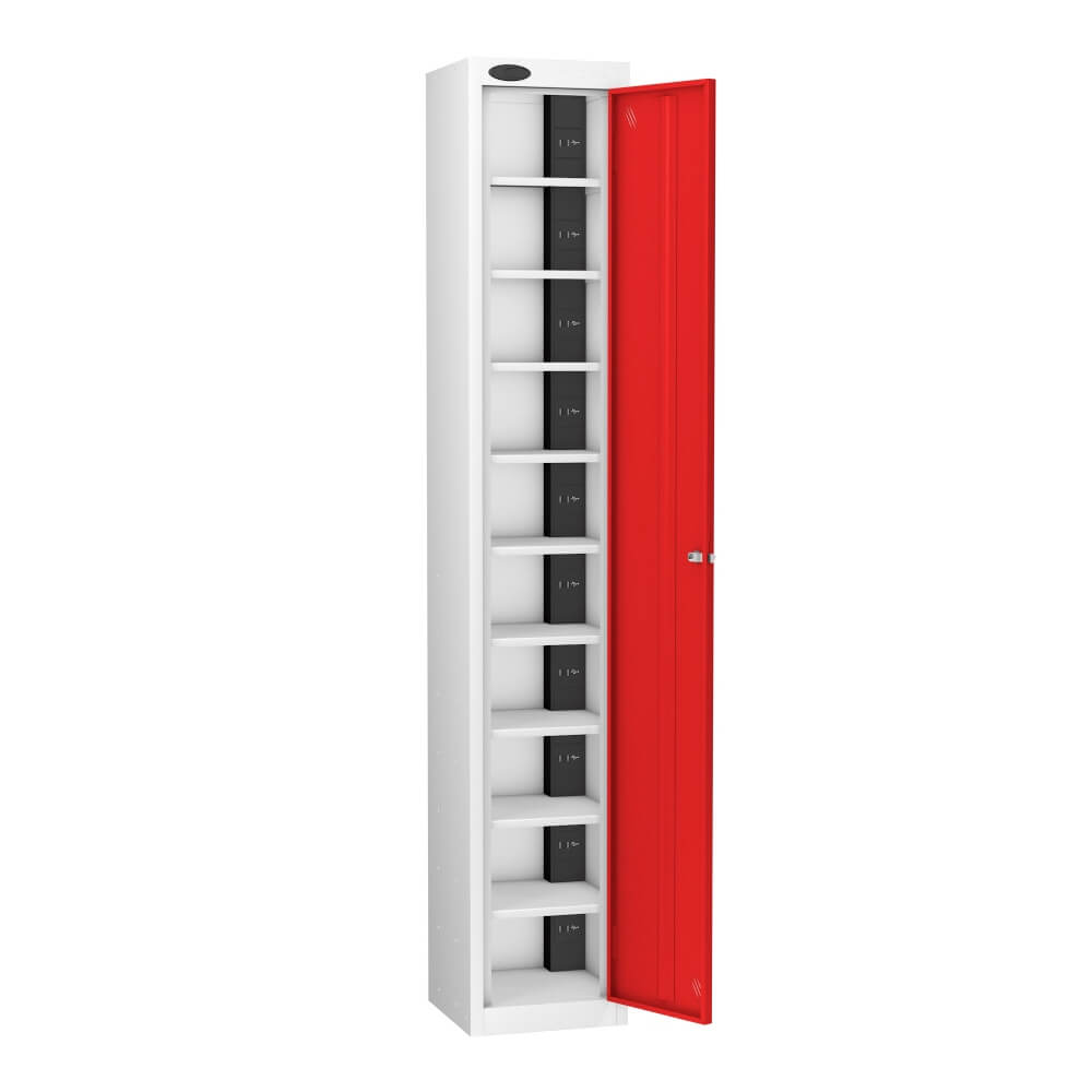 Ten Compartment Tablet Charging Locker with One Door Access