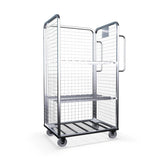 Three Sided Picking Trolley with Two Shelves