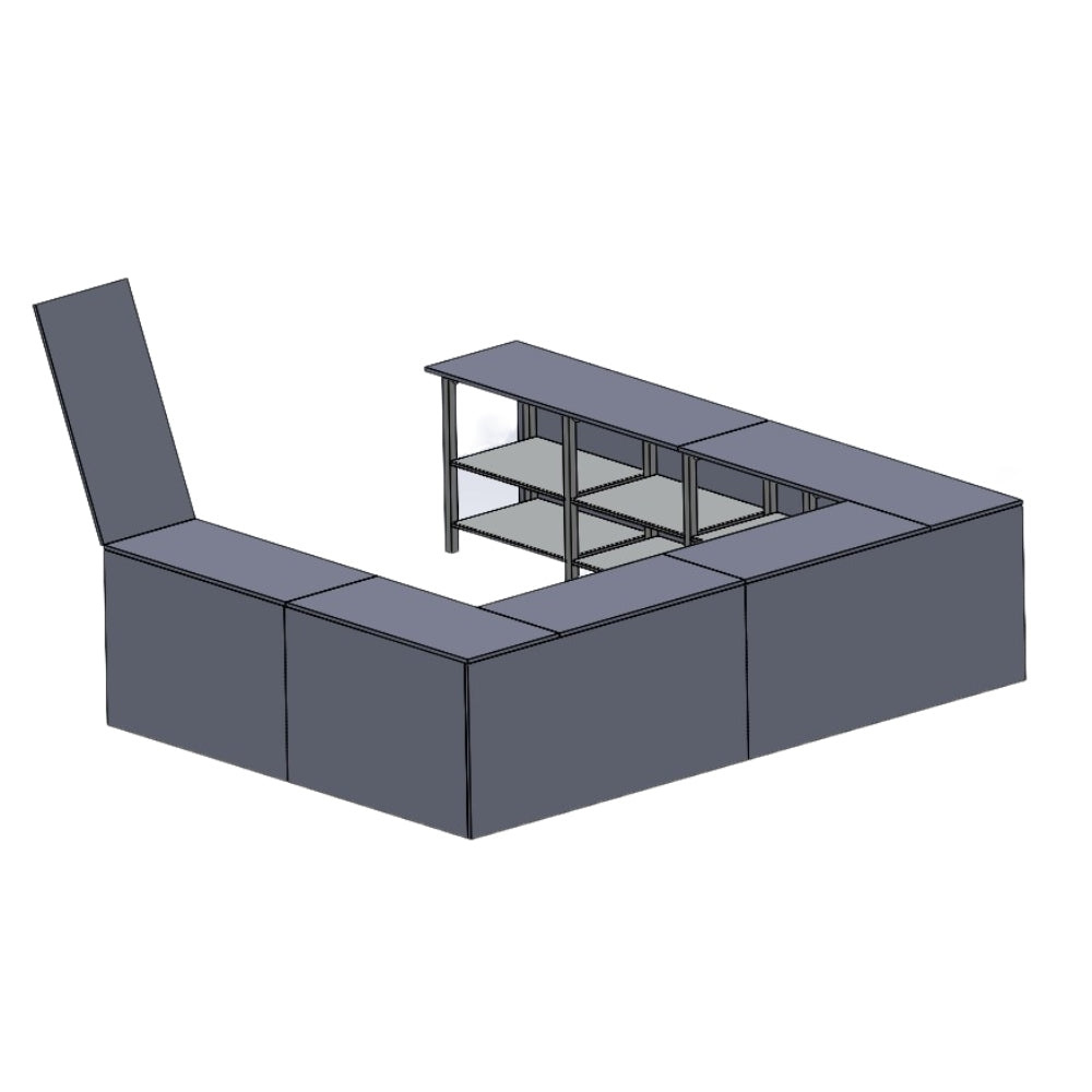 Custom Trade Counter and Reception Counter